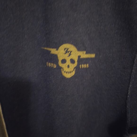 Foo Fighters Sweatshirt Womens Large Full Zip Blue Tour Concert Merch *READ - Picture 2 of 9